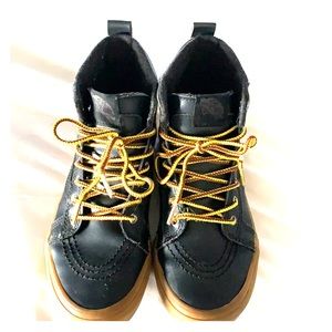 Vans SK-8 Leather/ Gum High Tops